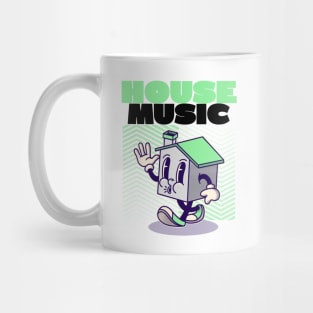 HOUSE MUSIC  - Character (green/black) Mug